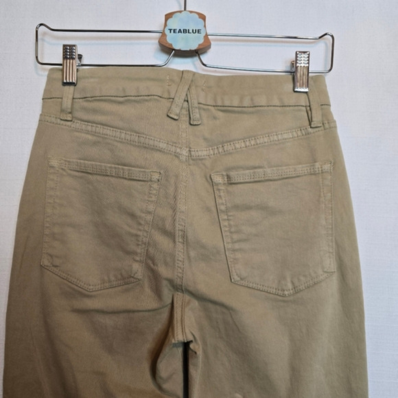 🔴 3/$25 Good American Good Classic Pants Jean GC727T POSTALKHAKI003 4/27 - Picture 7 of 11